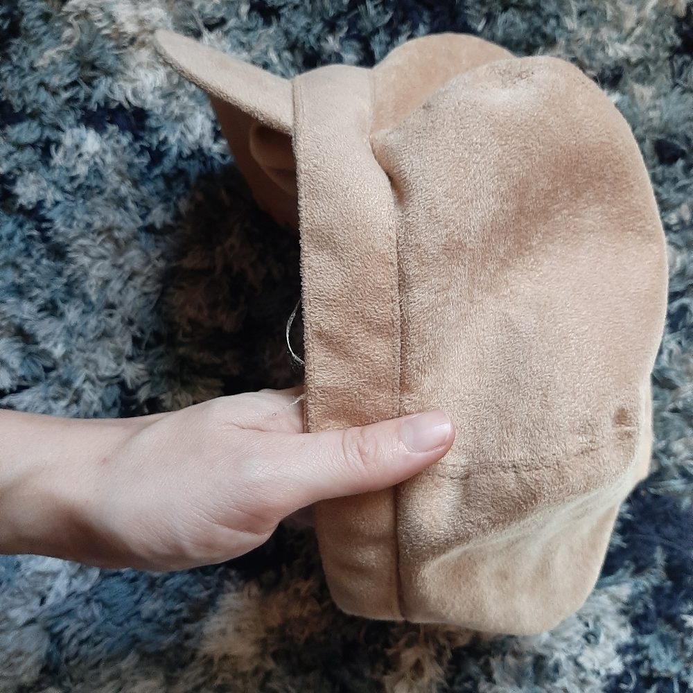 Suede brown hat - Picture 5 of 8
